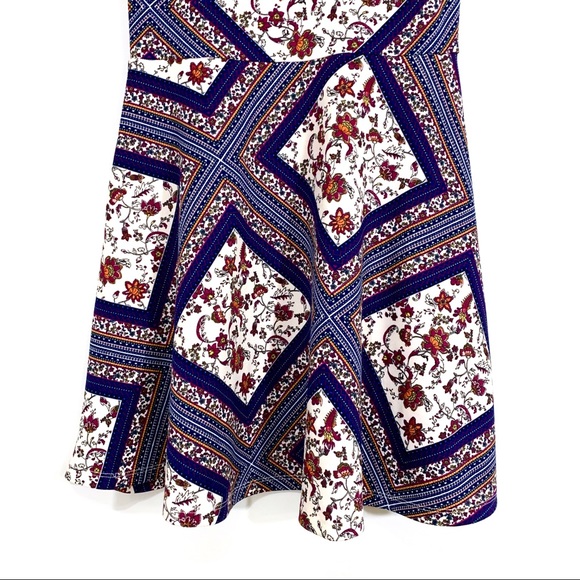 H&M Bohemian Print Fit & Flare Dress - Picture 3 of 7